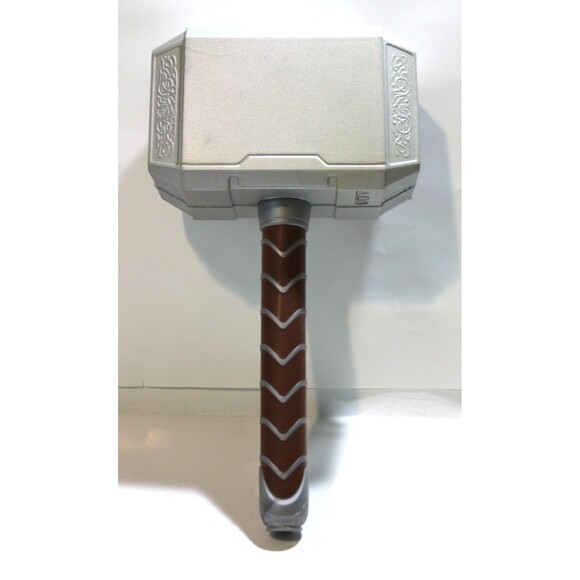 Thor Hammer Replica Mjolnir Props 11" Halloween Cosplay Costume Foam Toy Kids - Picture 7 of 7